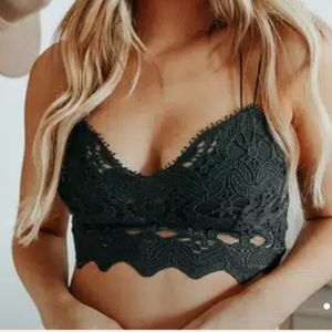 Women's Sexy Eyelash Lace Bralette